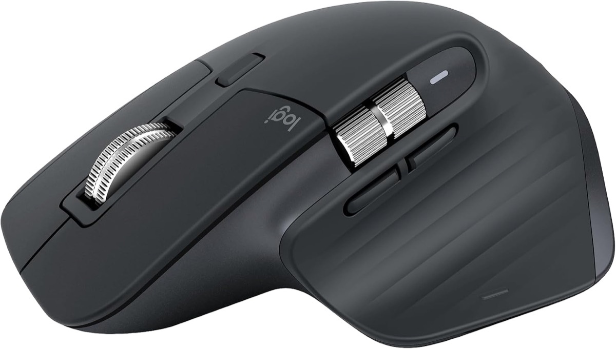Graphite Logitech MX Master 3S wireless mouse