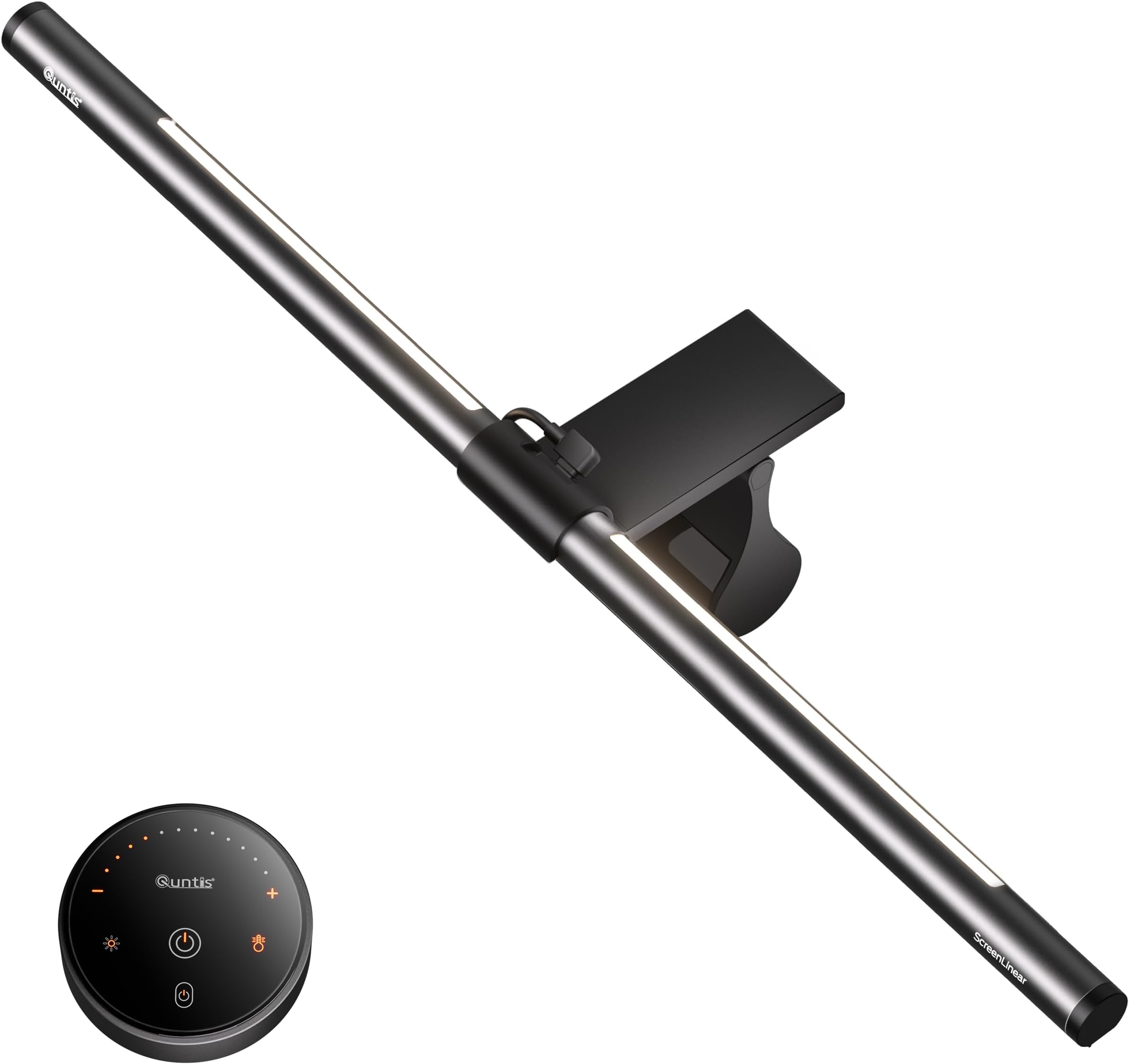 Quntis dual-light monitor bar with remote