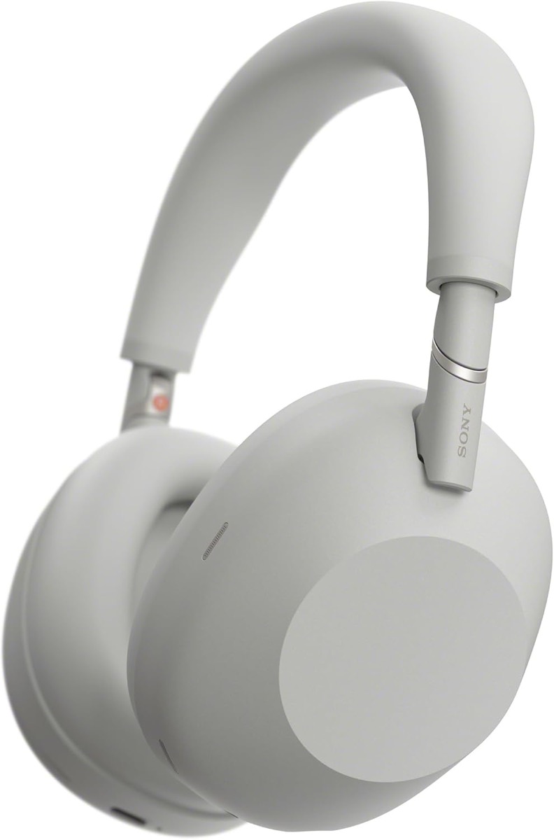 Platinum silver Sony WH-1000XM6 wireless headphones